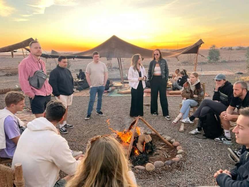 Marrakech: Sunset Dinner in the Agafay Desert - The Desert Camp and Sunset Experience