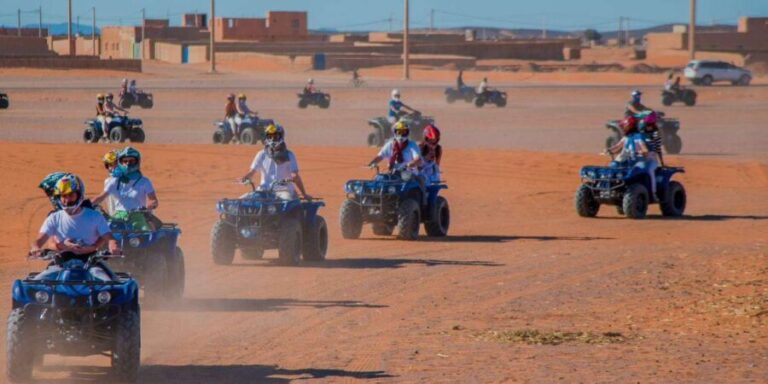 Merzouga: Erg Chebbi Dunes Quad Biking Tour - Sandboarding and Optional Extras