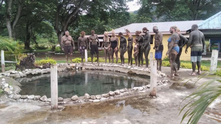 NADI: Tifajek Mud Pool and Hot Spring Natural Spa Tour - Scenic Drive through Villages and Sugar Cane Fields