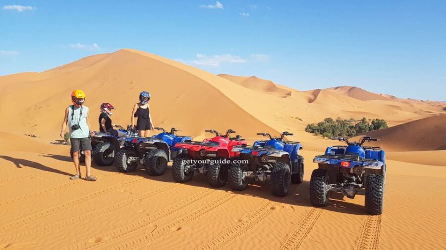 One Hour Sahara Desert Quad Biking tour - The Route and Stops