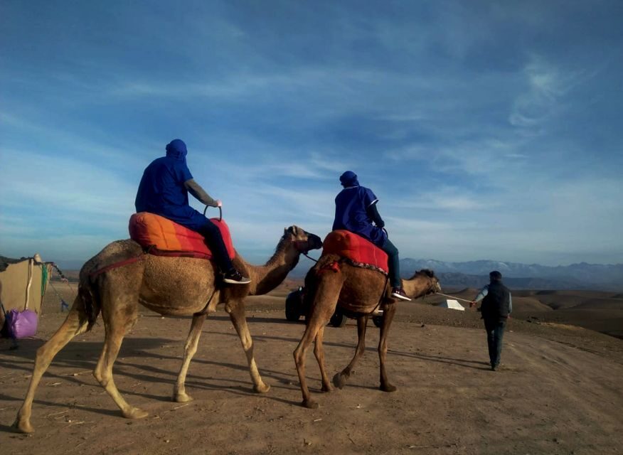 Quad bike & Camel ride in Agafay with dinner at Chouf Lor - The Serenity of Camel Riding