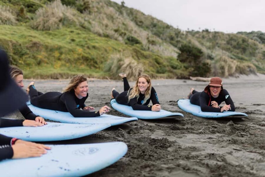 Raglan: Private group / Family Surf Lesson - What Makes This Surf Lesson Special?
