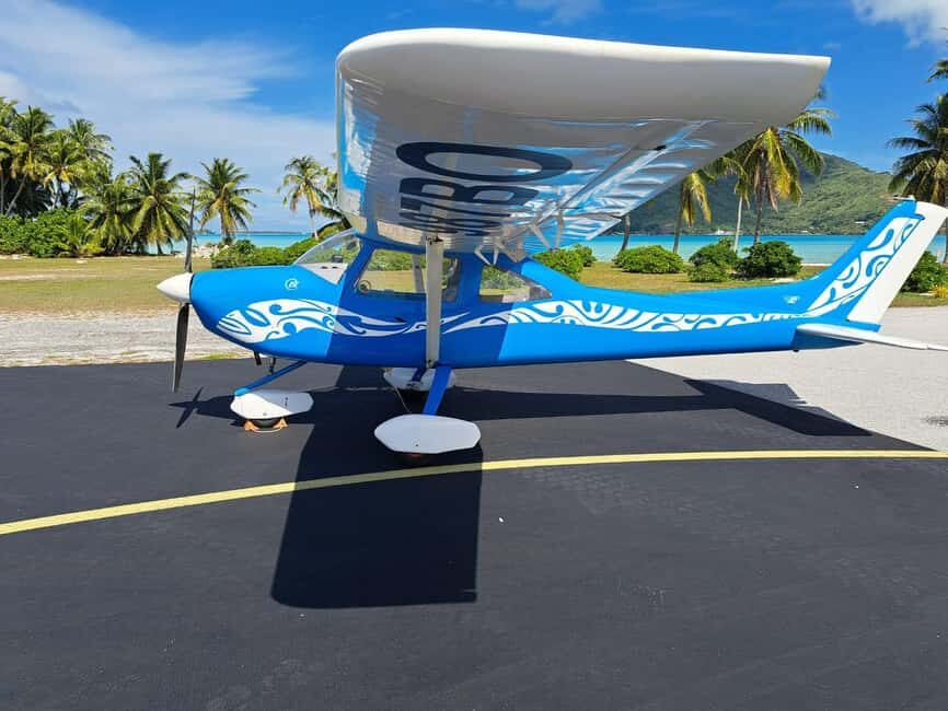 Raiatea: Bora Bora and Taha'a Private Scenic Flight one hour - The Itinerary: What You Can Expect