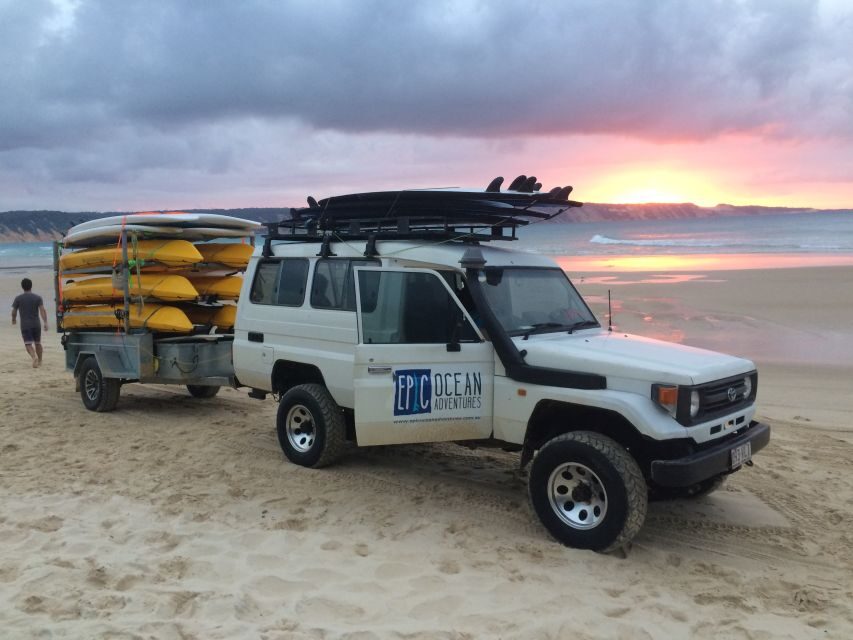 Rainbow Beach: 4WD Beach Drive Adventure and Surf Lesson - The Experience Provider: Epic Ocean Adventures Rainbow Beach