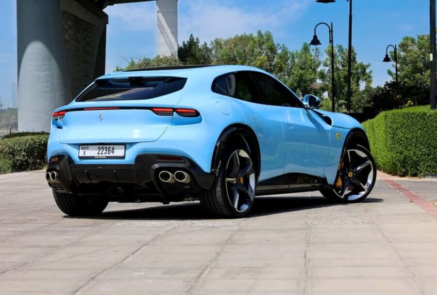 Rent Ferrari Purosangue in Dubai Deposit-Free - What to Expect From the Ferrari Purosangue Rental