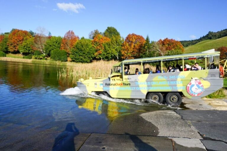 Rotorua City and Lakes Duck Tour - Why the Amphibious Vehicle Makes a Difference