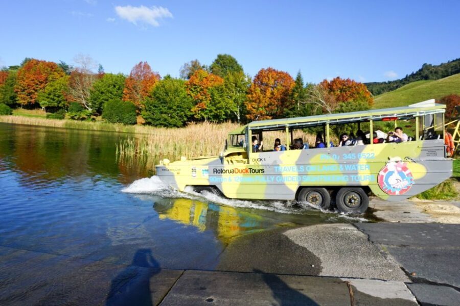 Rotorua City and Lakes Duck Tour - Why the Amphibious Vehicle Makes a Difference