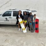 Sandboarding with jeep - drive uphill - Key Points