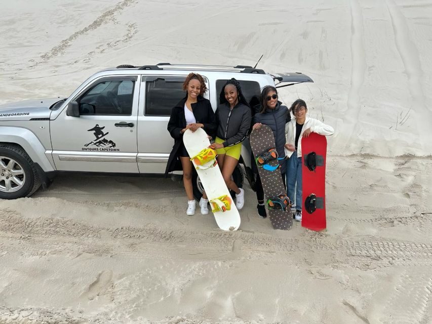 Sandboarding with jeep - drive uphill - Key Points