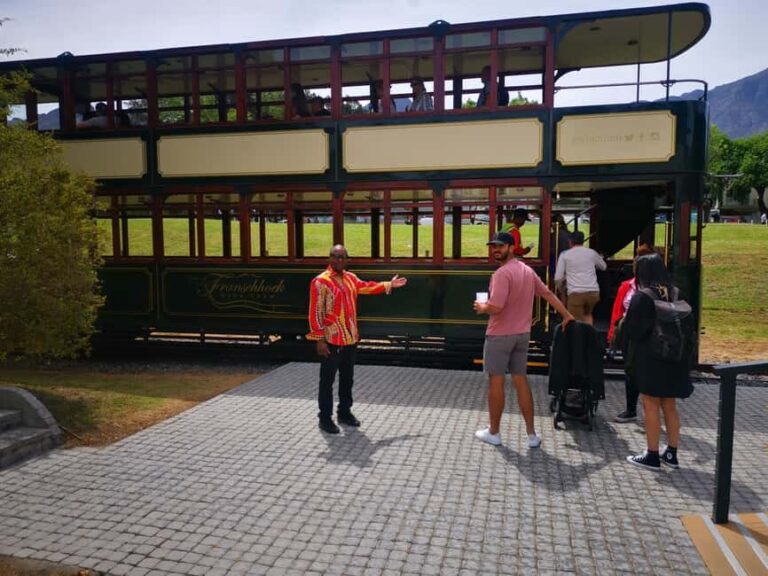 SCHEDULED FRANSCHHOEK WINE TRAM EXPERIENCE (by group size) - What’s Included and What’s Not