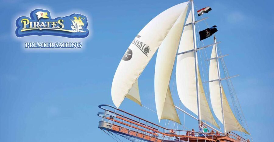 Sharm: Pirates Sailing Boat cruise with transfers & lunch - The Boat and Onboard Experience