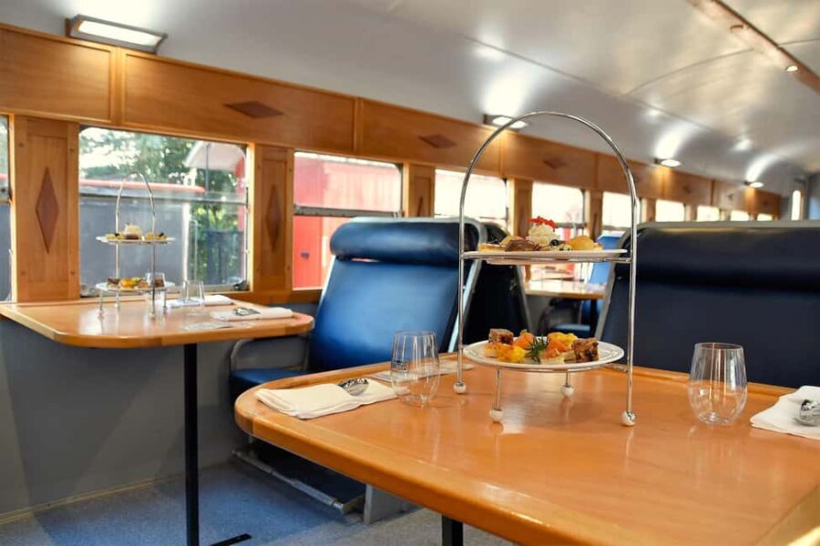 Sunshine Coast:Silver Bullet High Tea at Mary Valley Rattler - The Journey Begins at Gympie Historic Station