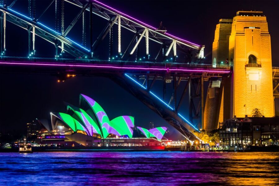 Sydney: Bring Your Own Drinks Vivid Harbour Cruise - A Closer Look at the Itinerary
