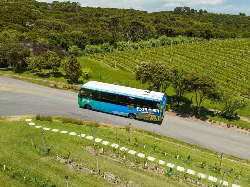 Waiheke Island: Ferry & Hop-On Hop-Off Explorer Bus Tickets - The Hop-On Hop-Off Bus Experience