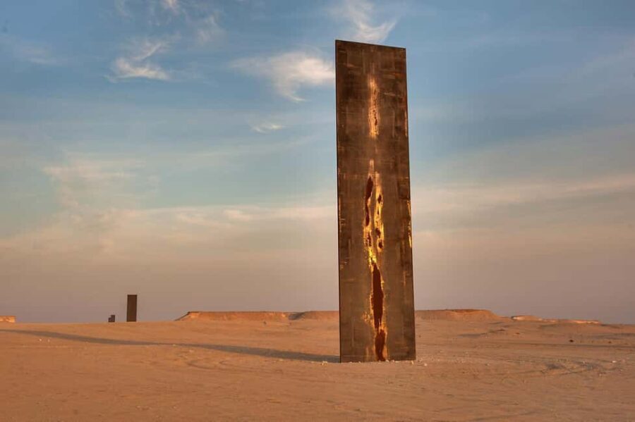 West of Qatar Richard Serra, Mushroom Hills, CamelRace track - The Practical Side: Logistics and Value