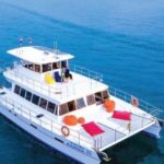 Amazing Coral Island & Sunset Dinner with Power Catamaran - The Vessel and Activities