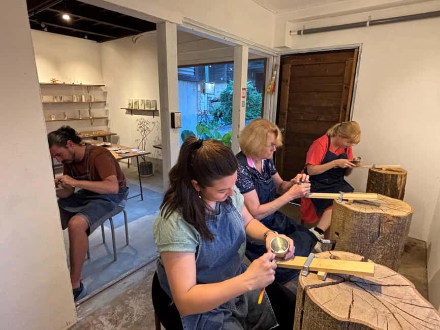 Authentic Pewter Sake Cup Experience with a Kyoto Artisan - Exploring the Workshop: What to Expect