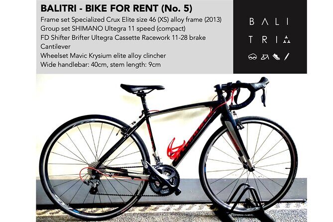 Bali road bike hire / rent - The Sum Up