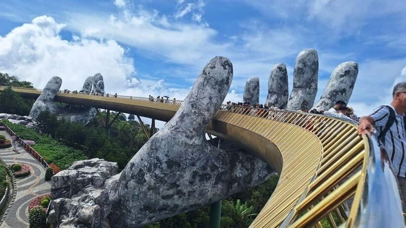Depart from Da Nang: Ba Na Hills and Golden Bridge Day Tour - The Golden Bridge: Iconic and Photogenic