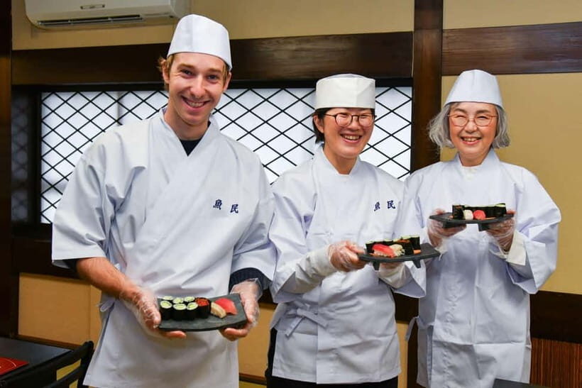 Fuji: Ride & Roll: Mt. Fuji E-Bike Tour and Sushi Workshop - The Sushi-Making Experience
