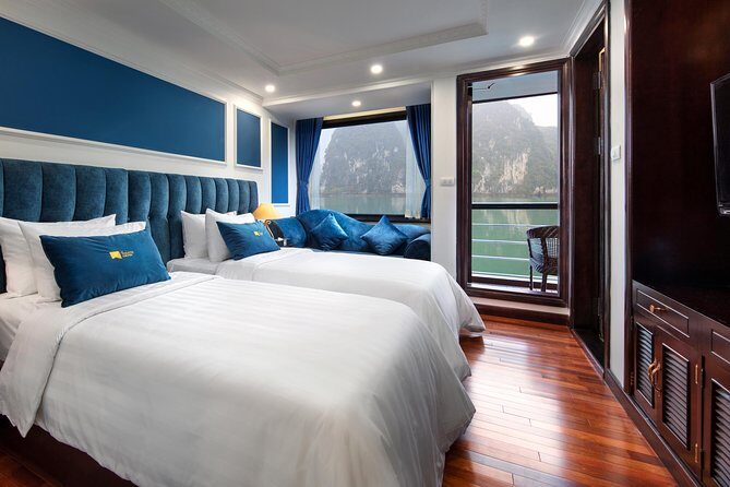 FULL package - 3D2N on 5* Luxury Cruise explore Lan Ha Bay and Halong Bay - Day 1 Highlights: Tuan Chau Island & Halong Bay