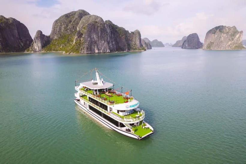 Ha Long Bay Day Tour: Buffet & Jacuzzi by Wonder of the Sea - Inside the Cruise Experience