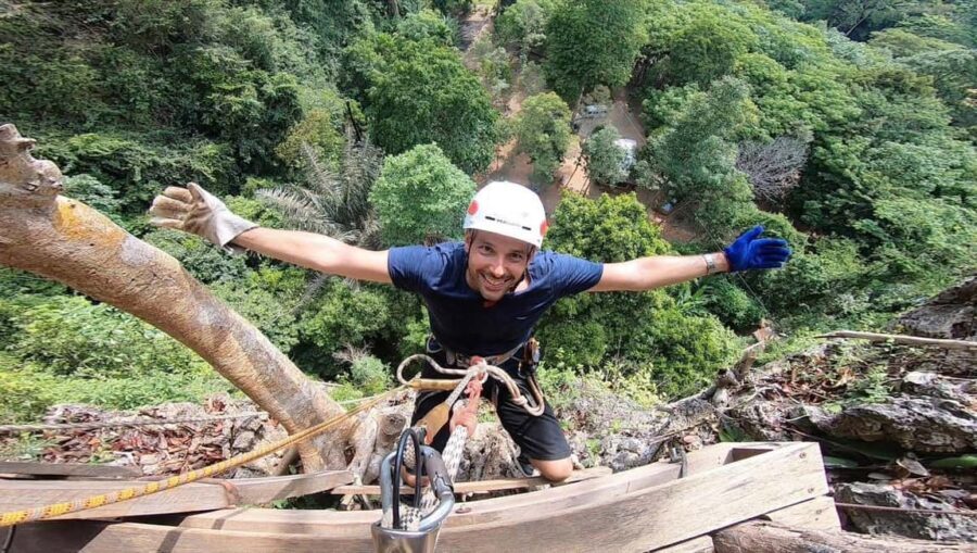 Half-Day Zipline & Abseiling Adventure in Krabi - Detailed Breakdown of the Itinerary