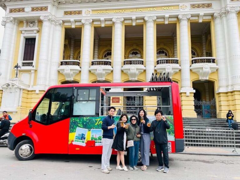 Hanoi Exclusive Craft Beer Bus: Cultural Sightseeing Tour - Itinerary Breakdown: What You’ll See and Do