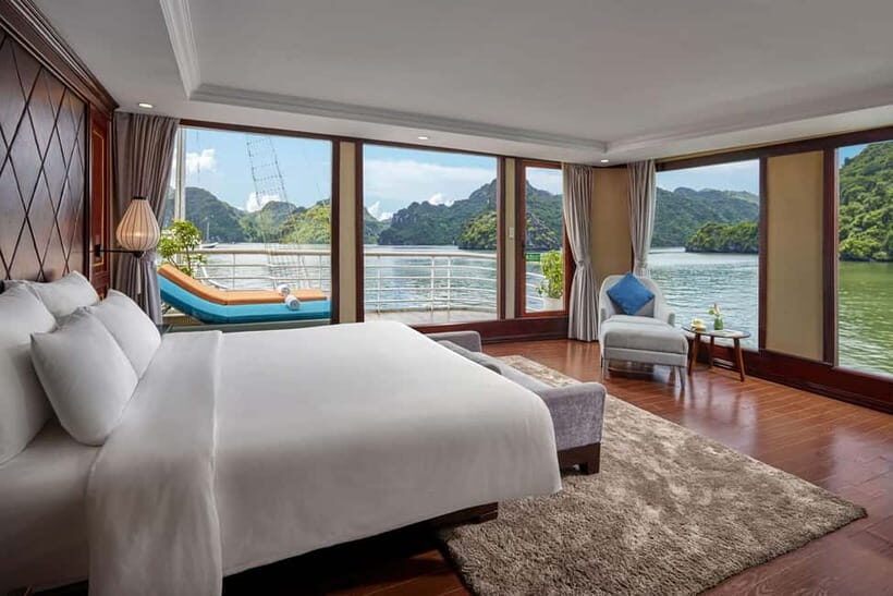 Hanoi: Ha long & Lan Ha Bay 5* cruises: bancony, all meals - The Itinerary: What to Expect