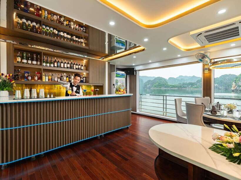 Hercules Ha Long Bay New Cruise From Hanoi With Limousine - Boarding the Hercules Cruise