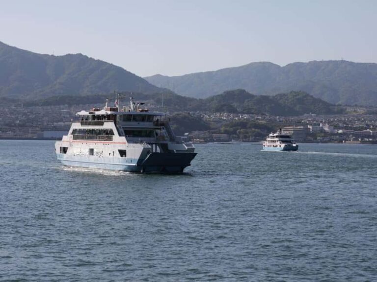 Hiroshima to Miyajima: Private Custom Tour with Ferry Ride - The Ferry Ride: Starting the Journey in Style