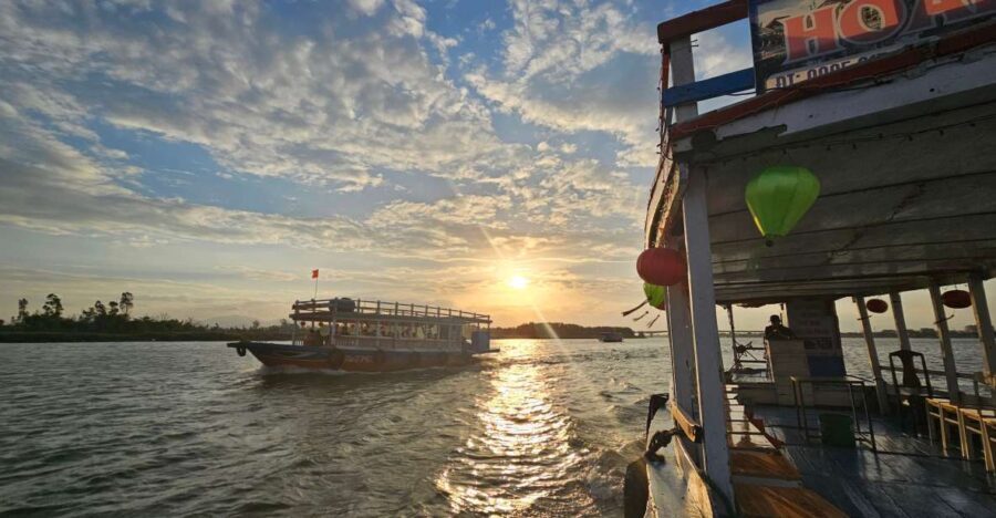 Hoi An: My Son Sanctuary and Sunset River Cruise with BBQ - Scenic Sunset River Cruise: Relaxation on the Water