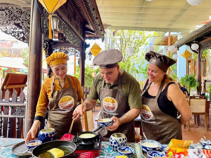 Hue City: Cyclo, Market Tour & Cooking Class at Madam Thu - Learning to Cook Hue’s Signature Dishes