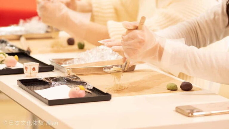 Japanese Traditional Sweets "Nerikiri" making - What to Expect During the Session
