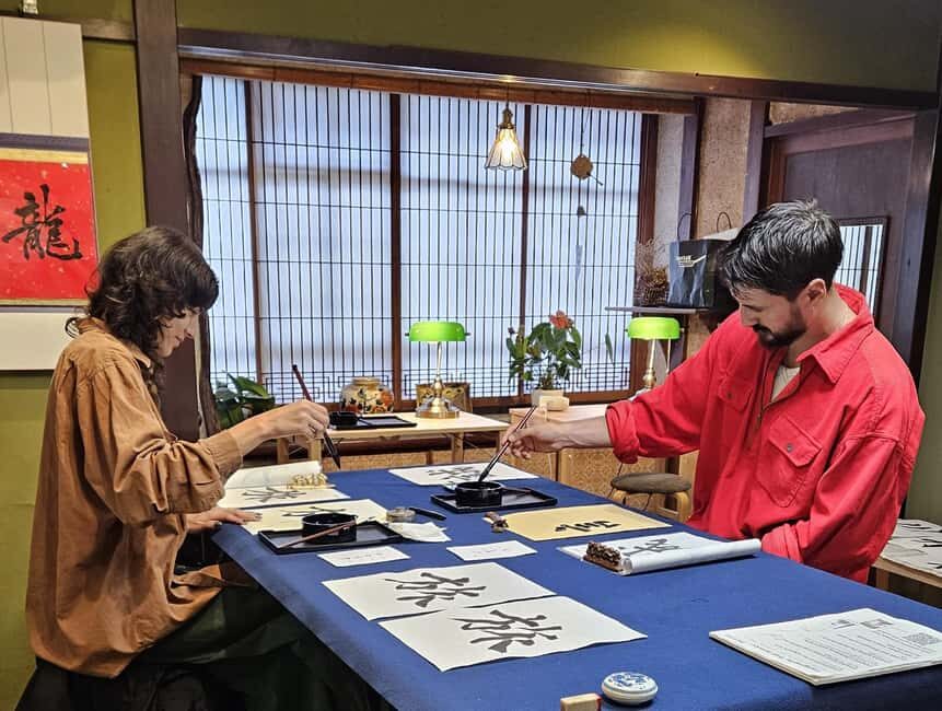 Kanazawa "Near Ninja Temple" : Japanese Calligraphy Class - Authenticity in a Traditional Setting