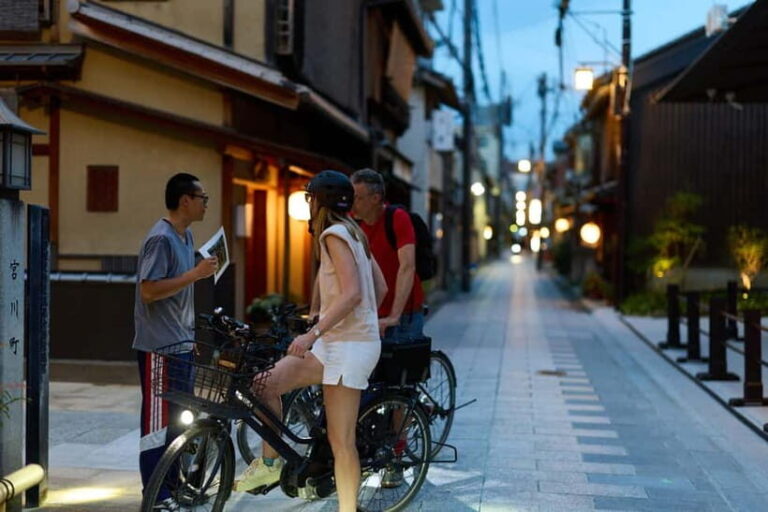 Kyoto: Night E-Bike Tour - The Bike and Logistics