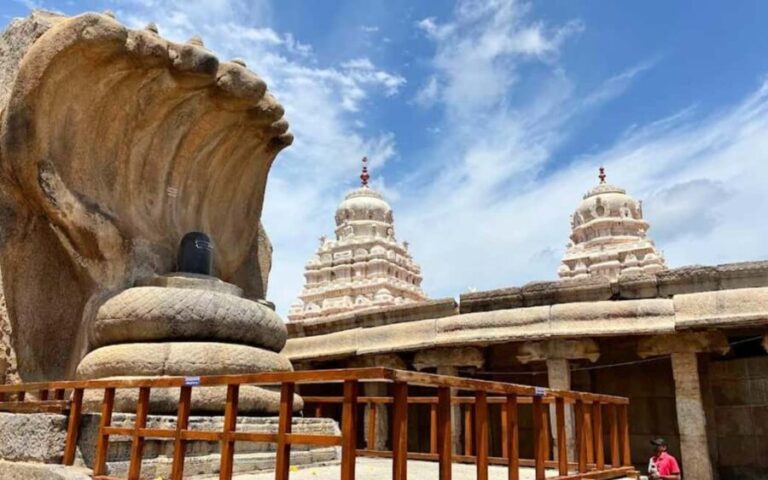 Lepakshi Temple & Adiyogi Statue Day Trip from Bangalore - The Majestic Adiyogi Shiva Statue at Nandi Hills