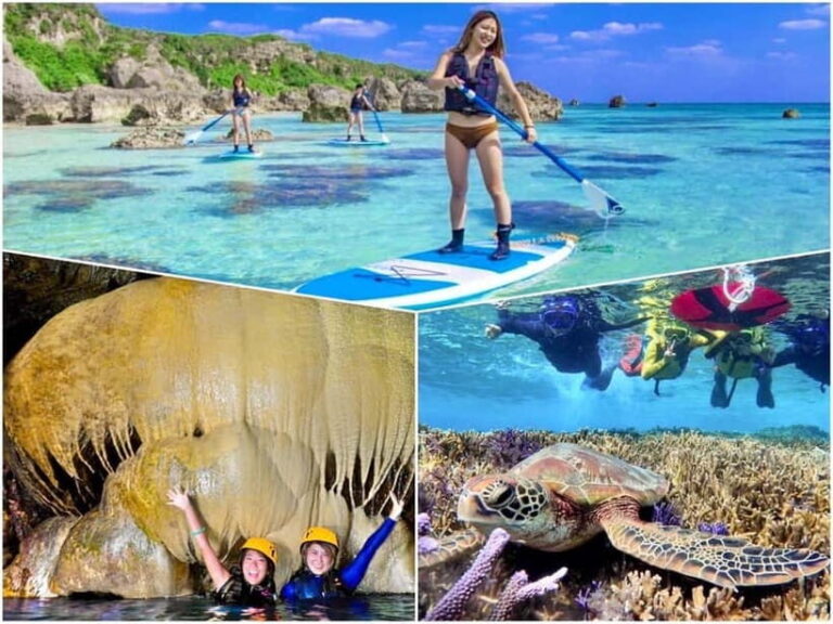 Miyako island: 3 sets! Snorkeling/Limestone Caving/Beach SUP - Who Will Love This Experience?