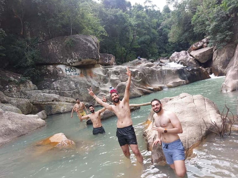 Nha Trang: White Buddha and Ba Ho Waterfall Trek - Ba Ho Waterfalls: Adventure in Nature