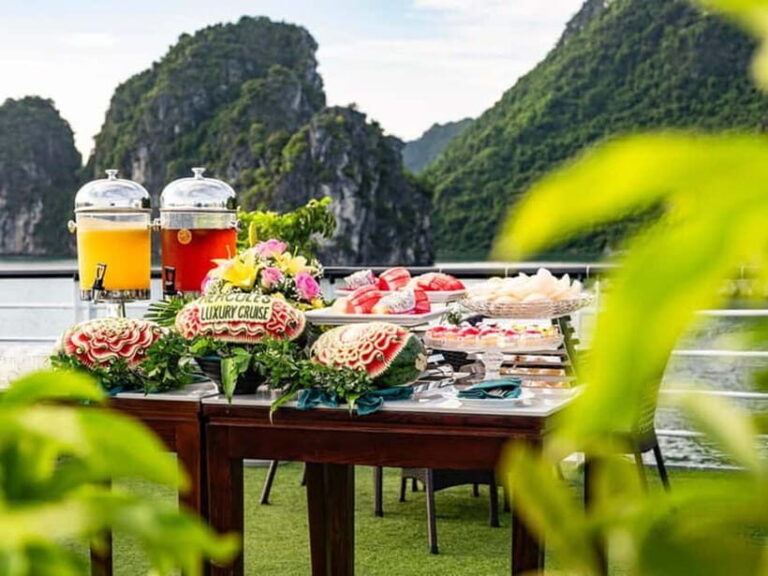 Ninh Binh: Halong Bay Day Cruise With Meal & Drop in Hanoi - The Cruise Experience: A Journey Through Limestone Marvels