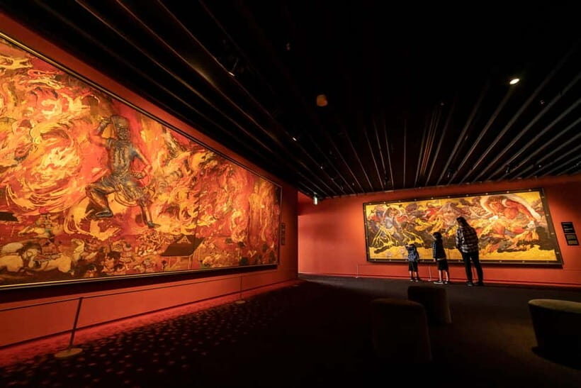 Osaka: Koji Kinutani Tenku Art Museum Entry Ticket - Exploring the Exhibition Halls