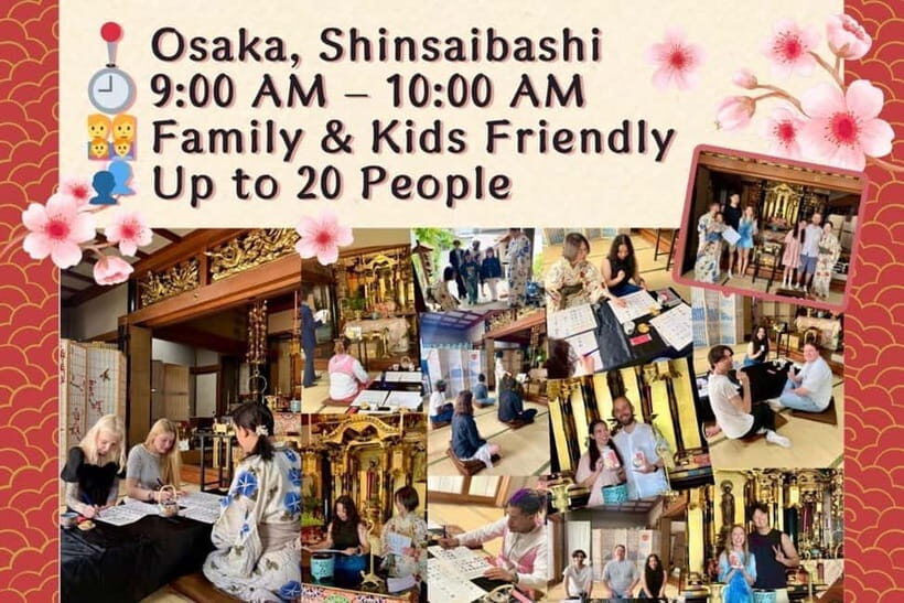 Osaka: Temple Tour and Traditional Calligraphy Lesson - Who Will Get the Most from This Tour?
