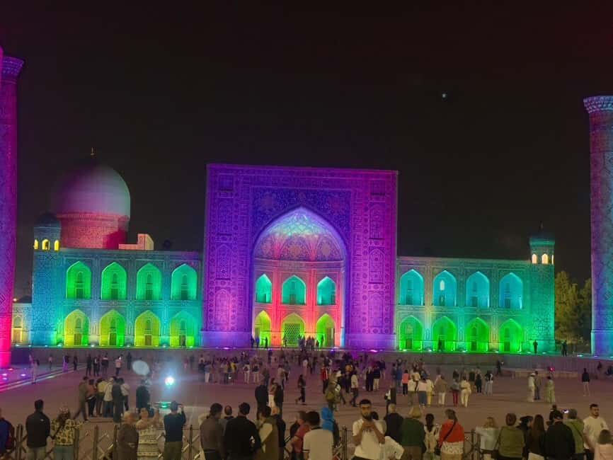 Samarkand Moonlight Tour: A Timeless Night Experience - Nighttime Landmarks and Atmosphere