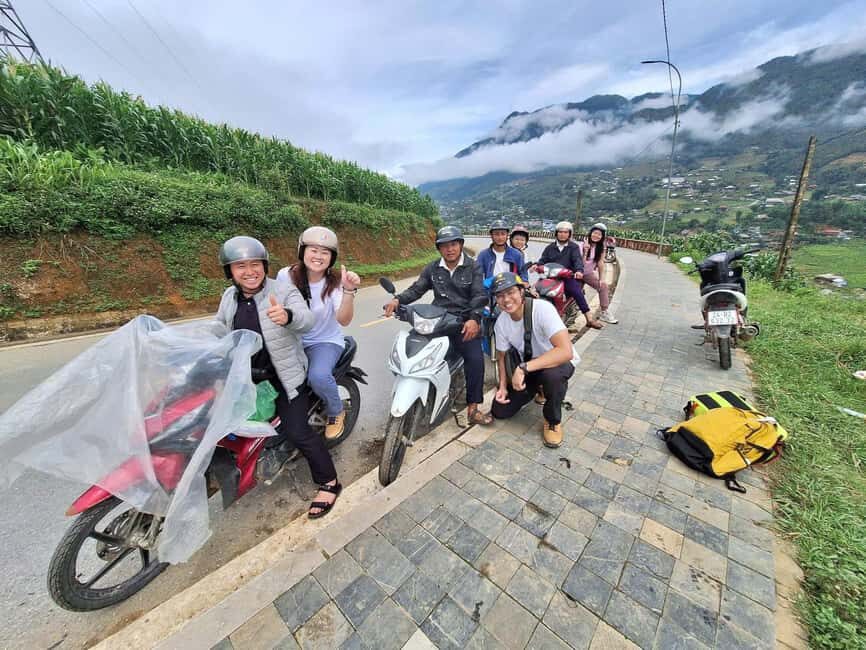 SAPA 1 DAY MOTORBIKE TOUR: Nature, Culture & Lunch - First Stop: The Charm of Cat Cat Village