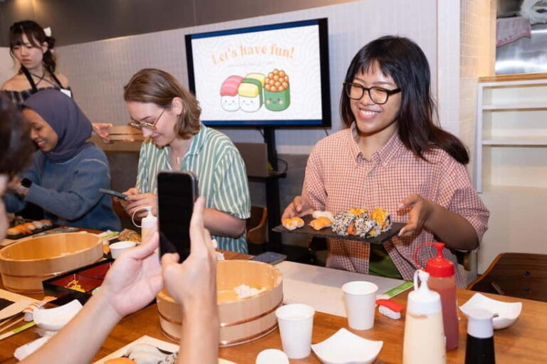 Shibuya Tokyo: Sushi Making Class (Vegan/Vegetarian/Halal) - What to Expect During the Class