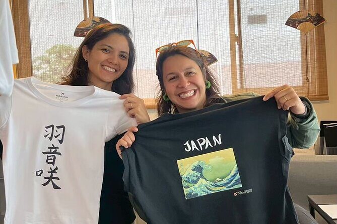 Tokyo AsakusaCalligraphy & Make T-shirt Activity - The Itinerary in Detail