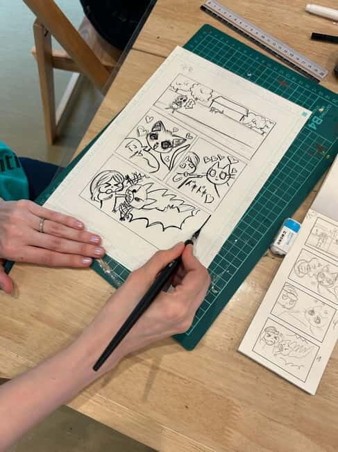 Tokyo: Manga Storytelling and Inking Workshop - What You’ll Do During the Workshop