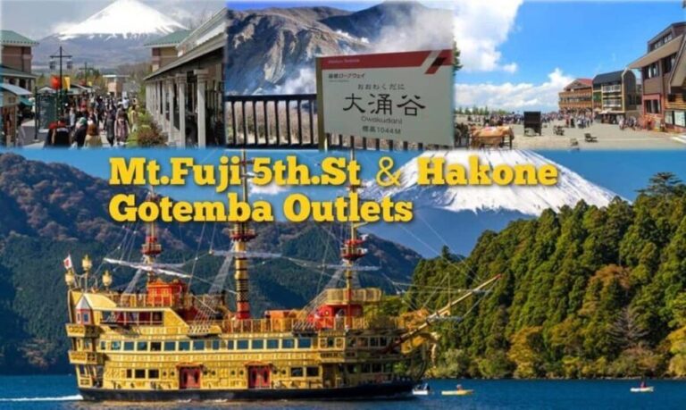 Tokyo: Mount Fuji, Gotemba Outlet, and Hakone Day Trip - The Practical Breakdown of the Tour