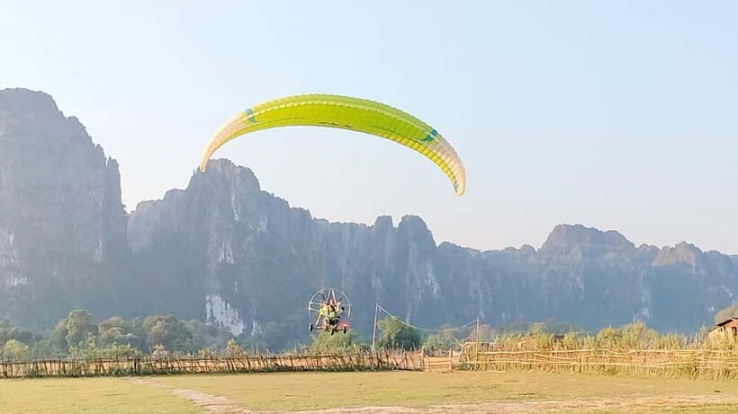 Vang Vieng: Paragliding Experience with Hotel Pickup - What You Can Expect During Your Flight