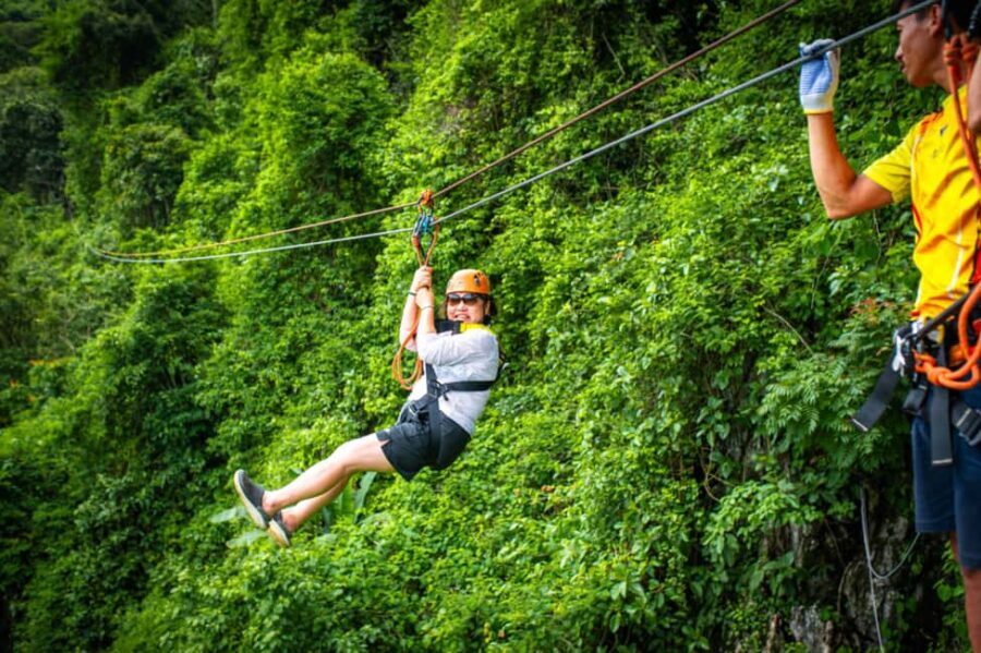 Vang Vieng: Zipline&Cave Tubing&Trekking&Blue Lagoon 1 - The Full Experience: What to Expect
